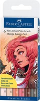 Faber-castell Manga Kaoiro Brush Pens (set Of 6) on sale Faber-castell Manga Kaoiro Brush Pens (set Of 6) on sale