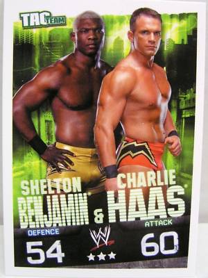 Slam Attax Evolution  Shelton Benjamin & Charlie Haas