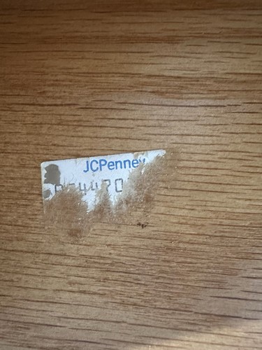Caja de pañuelos de madera de roble JC Penny de colección soporte dispensador cubierta aspecto ratán años 80 bonito - Imagen 8 de 8