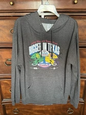 2024 Kinder’s Texas Bowl Bigger In Texas BU Vs LSU Dec 31 Gray Large Hoodie