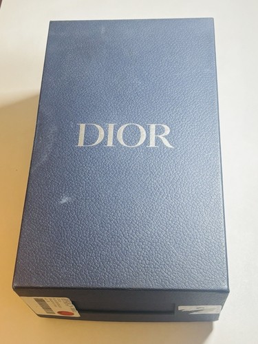 DIOR Oblique Authentic Empty MENS Blue Shoe Box - Large - 13.5" x 8.5" x 5.5"