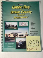 Green Bay Brown County Wisconsin Street Atlas 1999 Seeger Map WI Road Guide