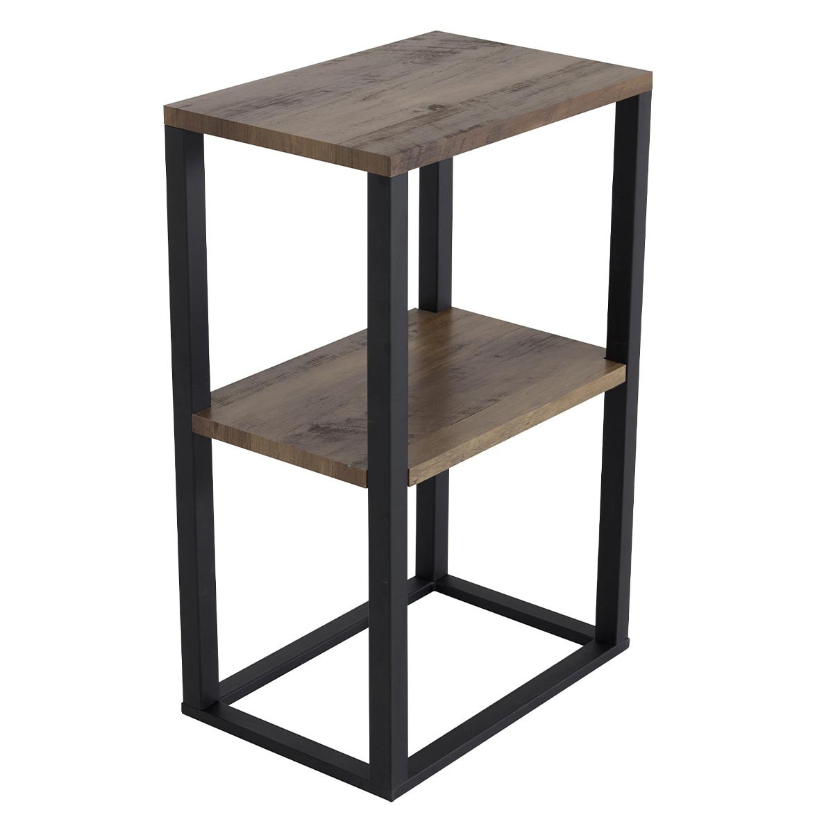 Table de chevet Rise 70cm à double plateau pour un rangement de lit surélevé et ordonné