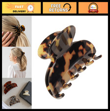 Handmade Small Couture Claw Clip for Fine Hair - Strong Hold, Lightweight, Torto