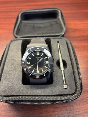 Elliot Brown Bloxworth 3 Hand Black Monochrome 929-102-R51G Men s Quartz  Watch