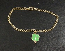 Bracelet with “Four Leaf Clover” Heart Charm