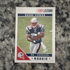 Panini 2011 Score Shane Vereen Rookie #388 New England Patriots Card. rookie card picture