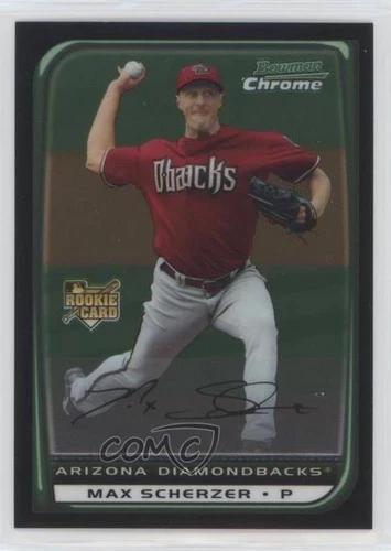 2008 Bowman Draft Chrome Max Scherzer #BDP33 Rookie RC