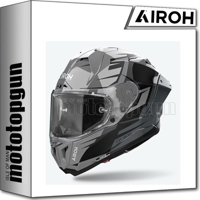 AIROH FULL FACE MOTORCYCLE HELMET GP8MA29 GP800 MASTER METALLIC SIZE M