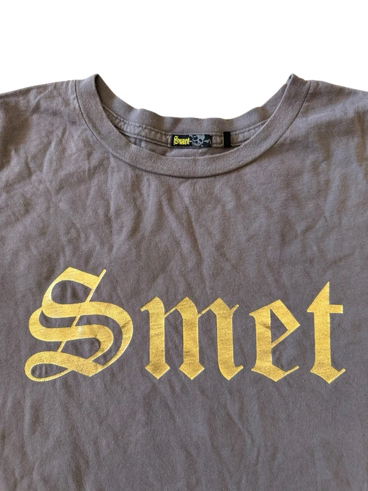 Smet By Christian Audigier Born On The Street LA Ca T 恤灰色男式 2XL GUC — 第 4/4 张图片