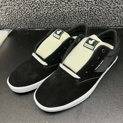 #ad DVS Pressure SC Chico Skateboarding Shoes Men 11 Black Suede Lace Up DVF0000276 $84.44