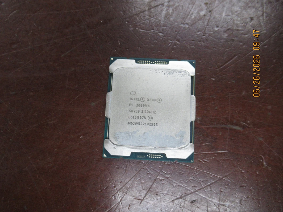 Intel Xeon E5-2699 V4 Processor Model 22 Cores Computer Processors