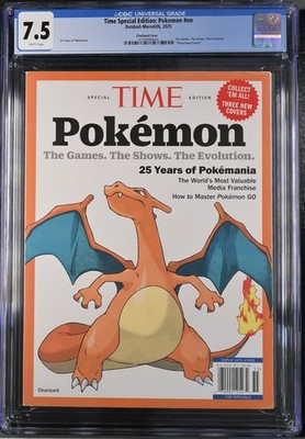 Time Pokémon Special Edition Charizard Cover Apr 25 CGC 7.5