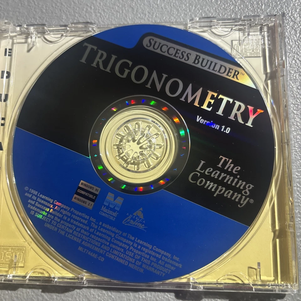 The Learning Company Success Builder Trigonometry CD-Rom Windows 95/Mac - Image 3 of 4