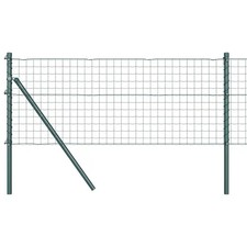 Fence with Post Outdoor Garden Boundary Terrace Barrier Panel Set  vidaXL