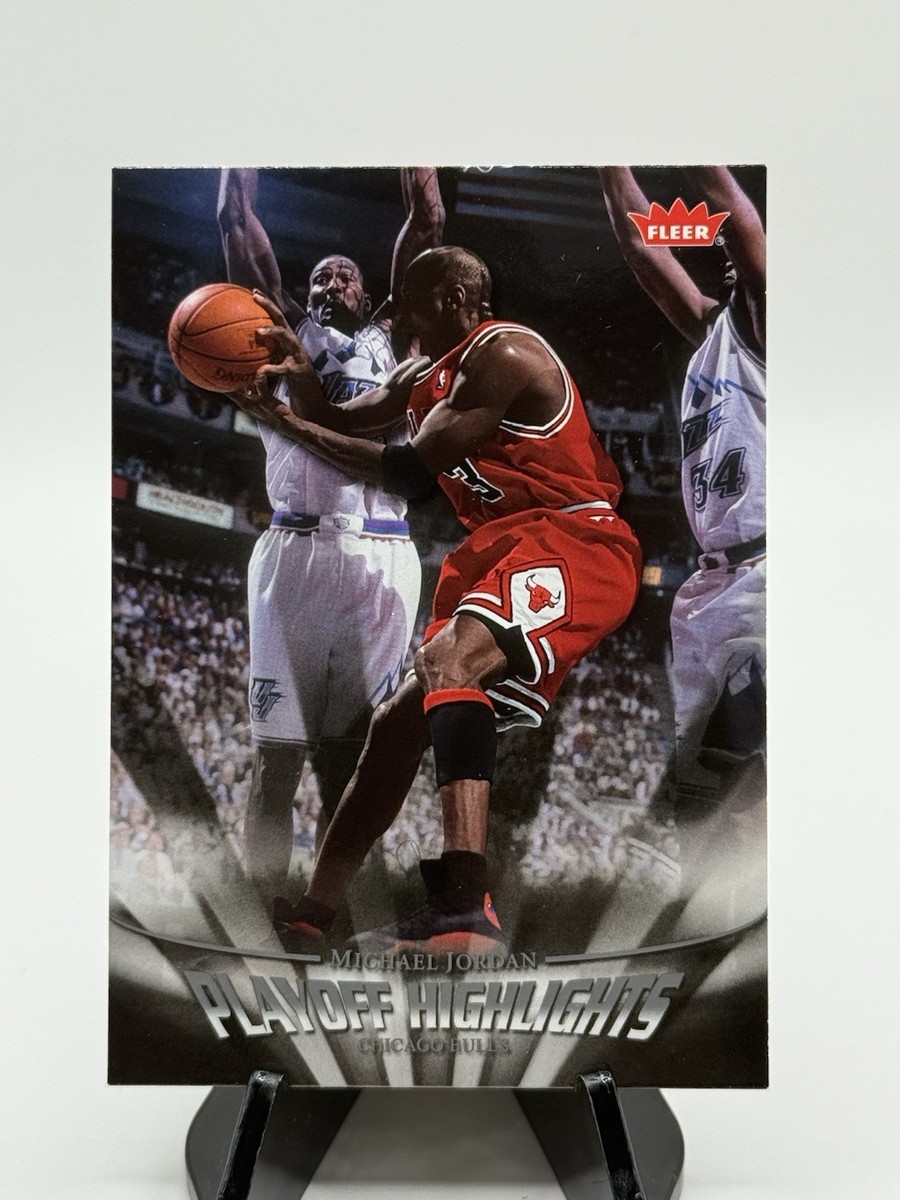 2007-08 Fleer MICHAEL JORDAN #PH17 Playoff Highlights Chicago