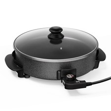 Image of SUPERLEX 30cm/40cm Multi-Function Electric Cooker Pan With Lid Non Stick Coating