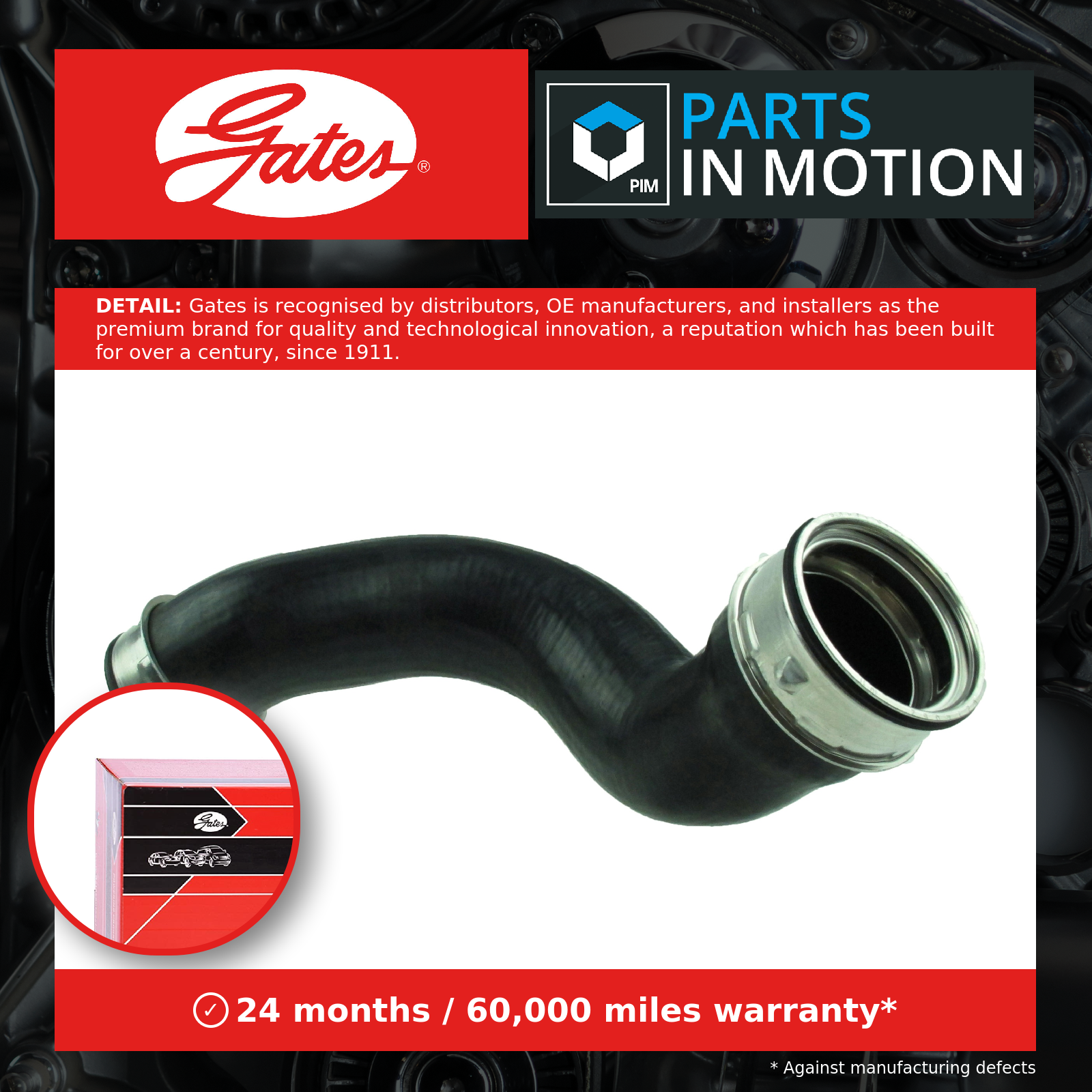 Turbo Hose 09-0399 Gates Charger 2115282282 A2115282282 Top Quality Guaranteed - Image 11