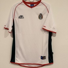 Mexico Men’s White Soccer Jersey Large