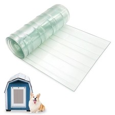 7.1 in x 5.2 ft Dog Door Replacement Flaps Doggie Door Replacement Strips Saf...