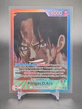 Portgas.D. Ace One Piece Carrying On His Will Leader Alt Art #OP13-002