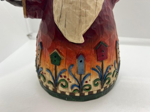 JIM SHORE Heartwood Creek Christmas Figure Santa with Birds 105532 *SEE COND* - Picture 8 of 16