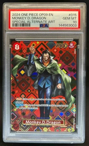 2024 One Piece Monkey.D.Dragon Special Alt Art #OP07-015 PSA 10
