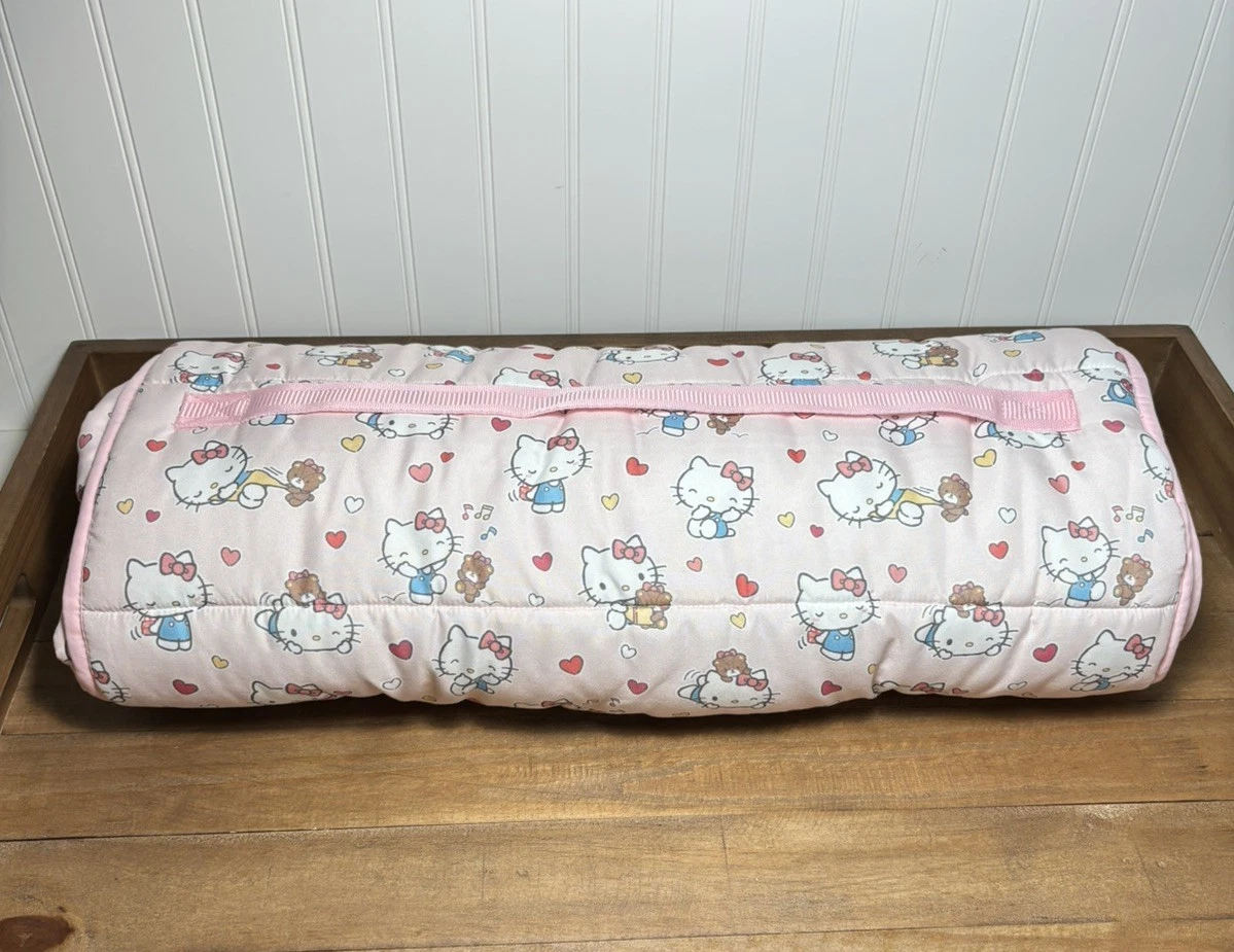 HOMBYS - Saco de dormir para niños de 10 a 12 años, 84 x 30 pulgadas, tapete suave para siesta para niños con almohada y manta para guardería, bolsa de dormir de