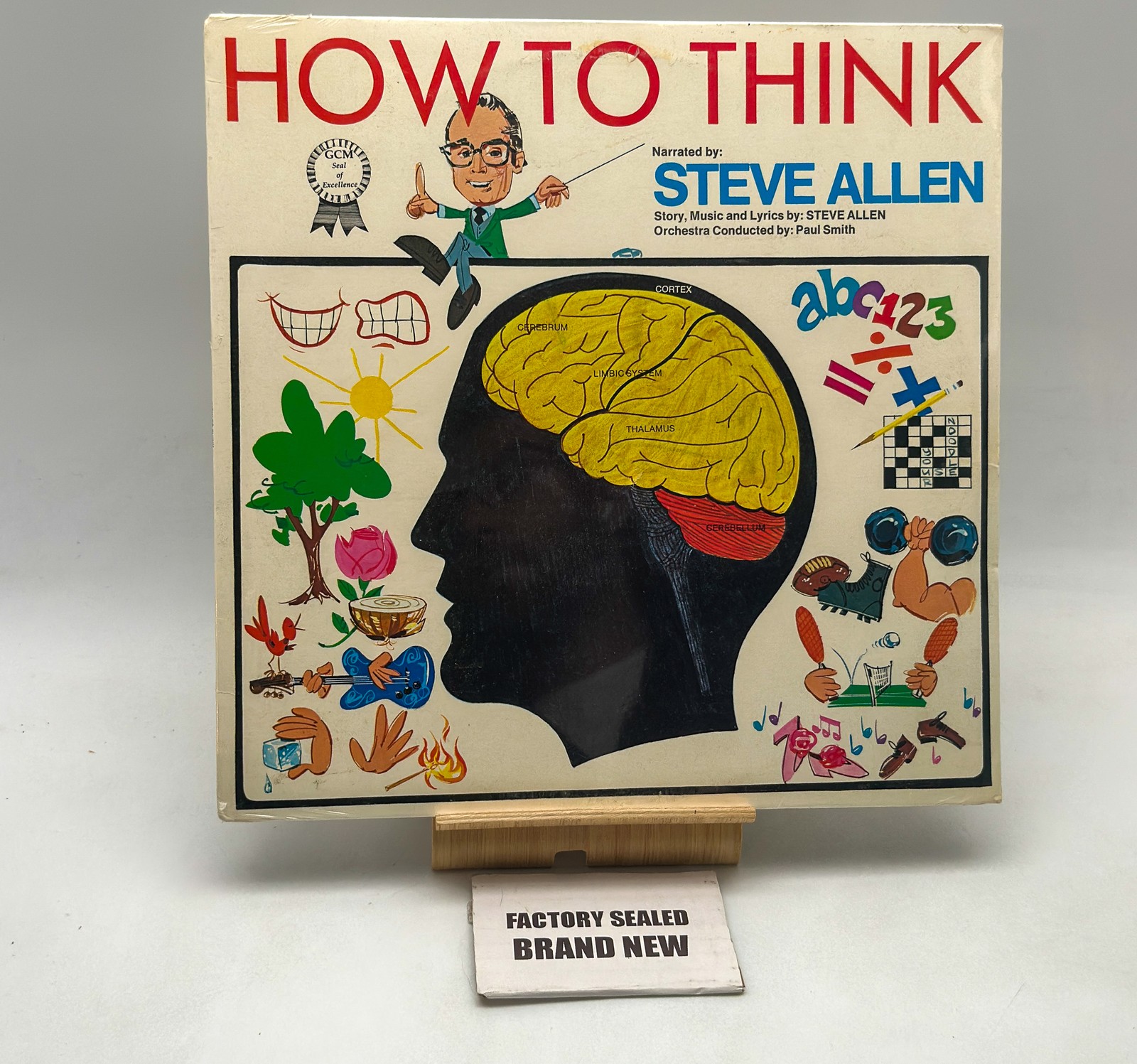 Steve Allen - How To Think Factory Sealed 1972 Vinyl Record