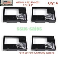 4PCS 661914-001 2.5" to 3.5"HDD Adapter Tray for HP G8, G9, G10 DL360 DL380p