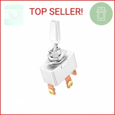 DaierTek 50A 12V DC Heavy Duty Toggle Switch 3 Position 50 Amp Toggle Switch 3 W