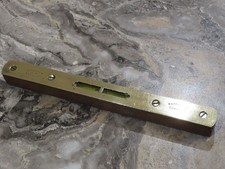 BV463: I & D Smallwood No 708 Spirit Level Wood & Brass 8” Vintage
