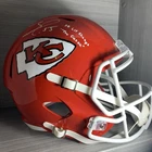 Frank Clark Autographed Super Bowl inscribed Helmet Kansas City Chiefs Beckett