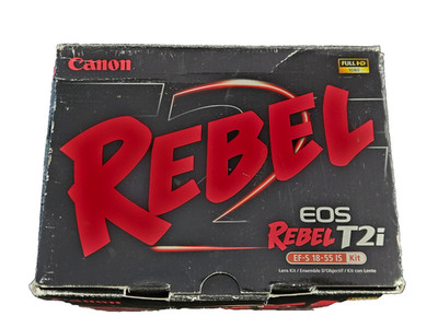 Canon EOS Rebel T2i DSLR Camera Kit with EF-S 18-55mm f / 3.5-5.6 (New/Unopened)