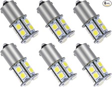 6-Pack 6500K White 1156 BA15S 1141 1003 1073 7506 Replacement LED Bulbs Lamp