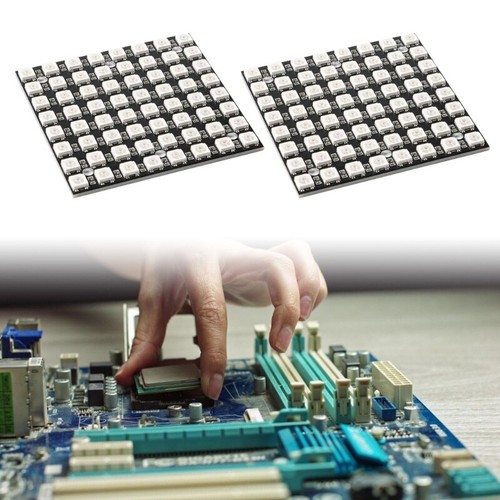 WS2812 LED 5050 LED 8X8 LED Module WS2812B 8X8 64 Bit Full Color 5050 LED - Picture 2 of 8