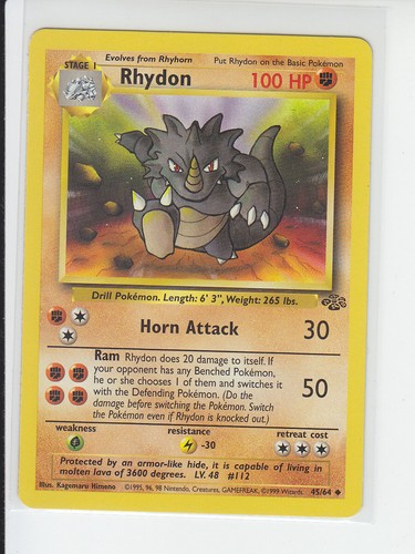 {+} Juego de Tarjetas Originales Vintage de Pokémon Jungla ELIGES de Wizards of the Coast WOTC - Imagen 30 de 69