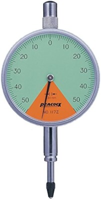 PEACOCK Dial Gauge 117Z Measuring Range 1.0mm Pointer 1 Rotation Graduation 0.01