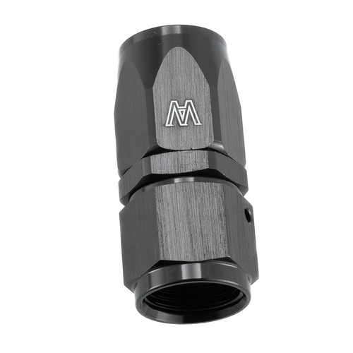 Confote 6AN -AN6 Swivel Hose End Fitting Straight 90 Degree For Braided Fuel Oil Line Hose Aluminum Black, 6AN-90 Degree