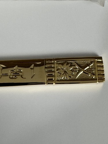 Set of 12 Gold Plated Flatware Dinner Knife Stainless Steel Japan NEW - Picture 3 of 5