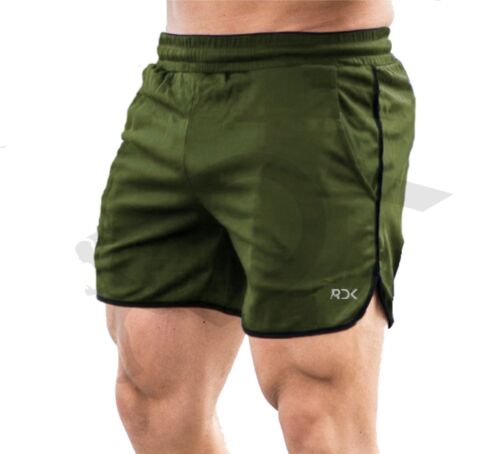 RDK Hombres Gimnasio Culturismo Pantalones Cortos Entrenamiento Yoga Correr Secado Rápido Estiramiento Deportes - Imagen 11 de 62