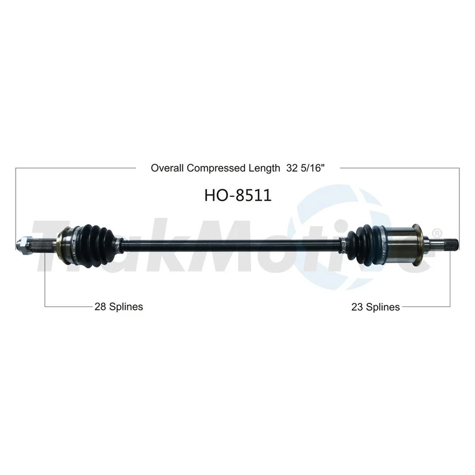 Eje trasero derecho TrakMotive 1 para Honda CR-V 2007-2011 Foto 3 de 3