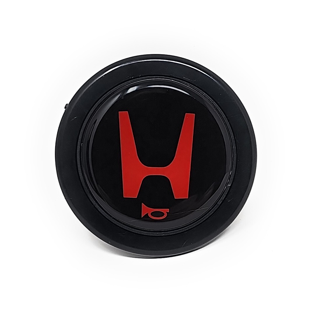 NEW Steering Wheel Horn Button Red Letter H Logo Fits Honda Sparco