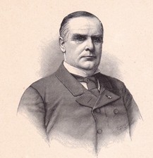 Portrait 19th Century William McKinley Niles Ohio 25th President of the United States
