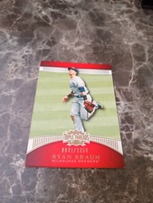 Ryan Braun Triple Threats SP 931/1350 MLB Baseball Milwaukee Brewers