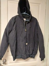 Carhartt Women's Navy Blue Hooded Jacket XXL 20 WJ130-403-Work-Winter