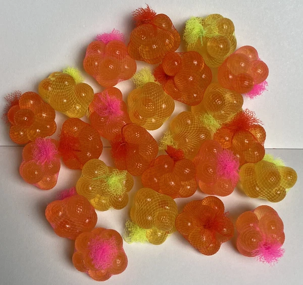 2 Dozen Cured King Salmon Egg Sacks - Pink, Orange, Chartreuse