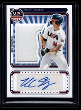 Nolan Traeger 2024 Panini Stars & Stripes USA Silhouettes Relic Auto Card /199