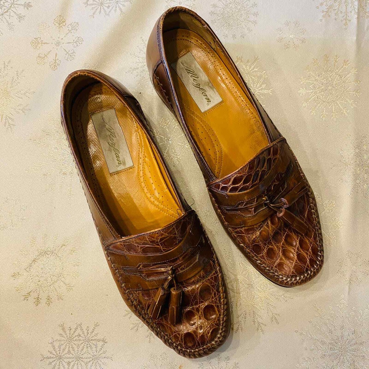 Mezlan Costa Genuine Crocodile Men