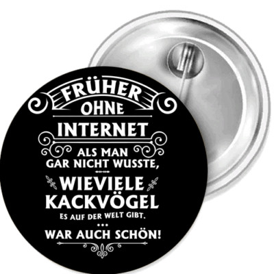 Previously Without Internet It Was Also Button Badge Sticker Bottle Opening Mirror